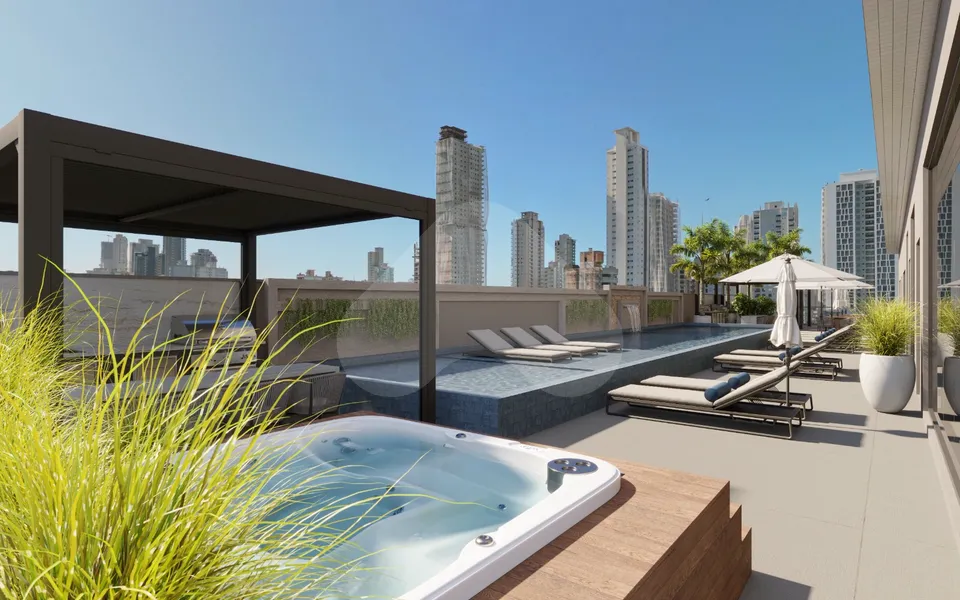 14 Bis Home Club - Apartamento com 45,87 m², em Perequê — foto 12