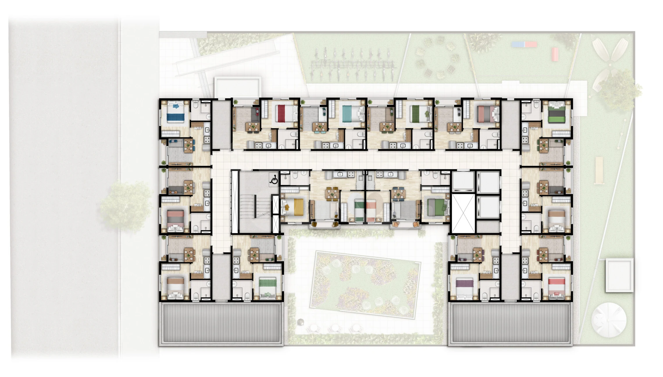 Planta — Pavimento 03 ao 15