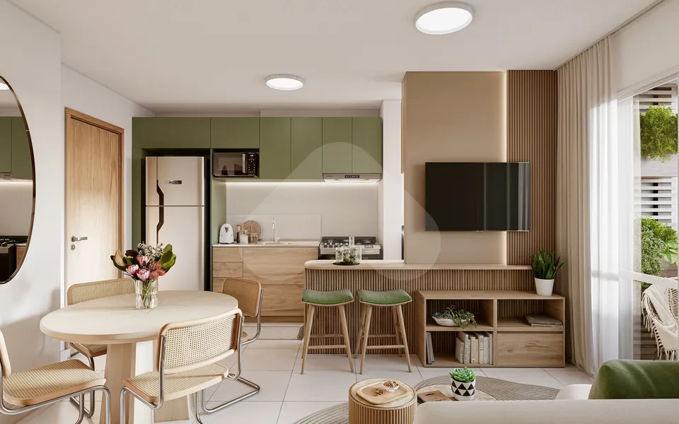 Residencial Ipês - Apartamento com 36,48 m², em Vila Cosmopolita — foto 2