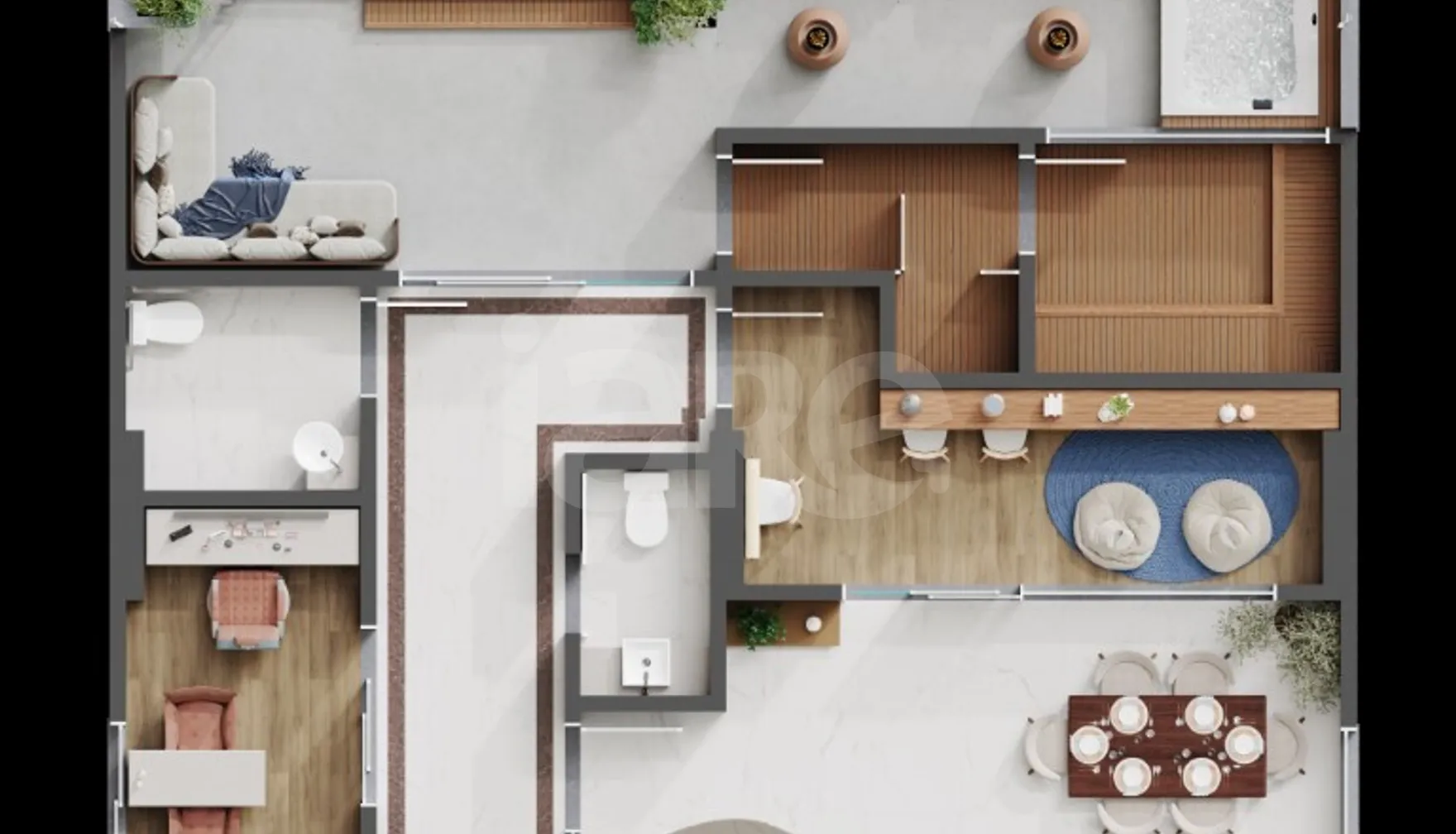 Planta — Pavimento rooftop