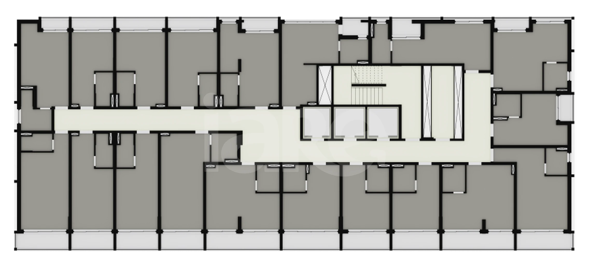 Planta — Pavimento 05 ao 08