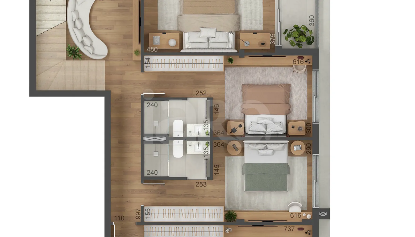 Planta — Cobertura Duplex 248,27 m²