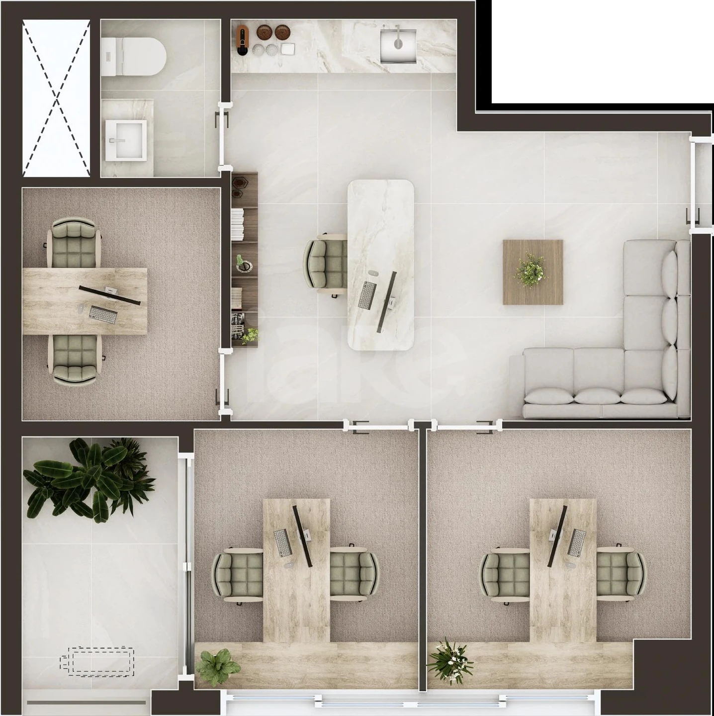 Planta — Sala 48,21 m²