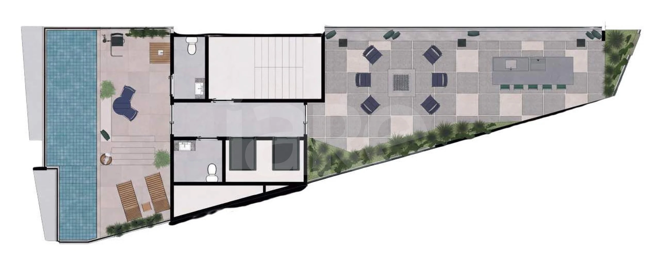 Planta — Pavimento rooftop