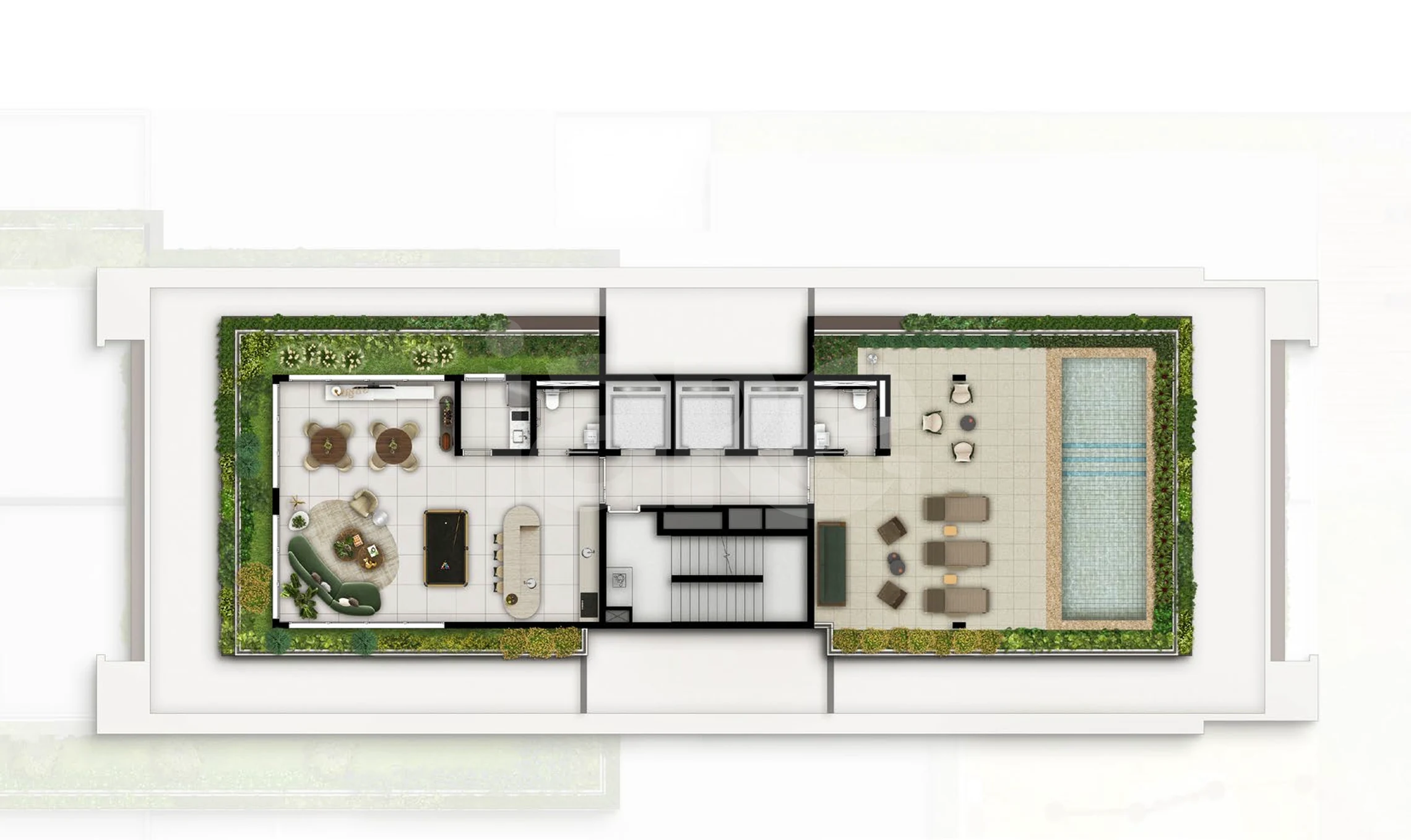 Planta — Pavimento rooftop