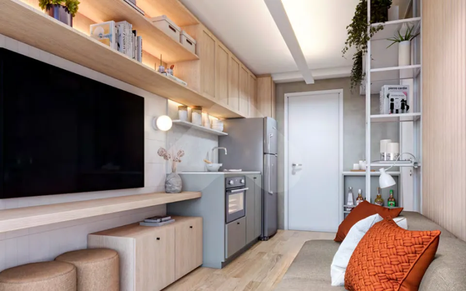 Monumental Residencial Conx - Apartamento com 29,66 m², em Santo Amaro — foto 7