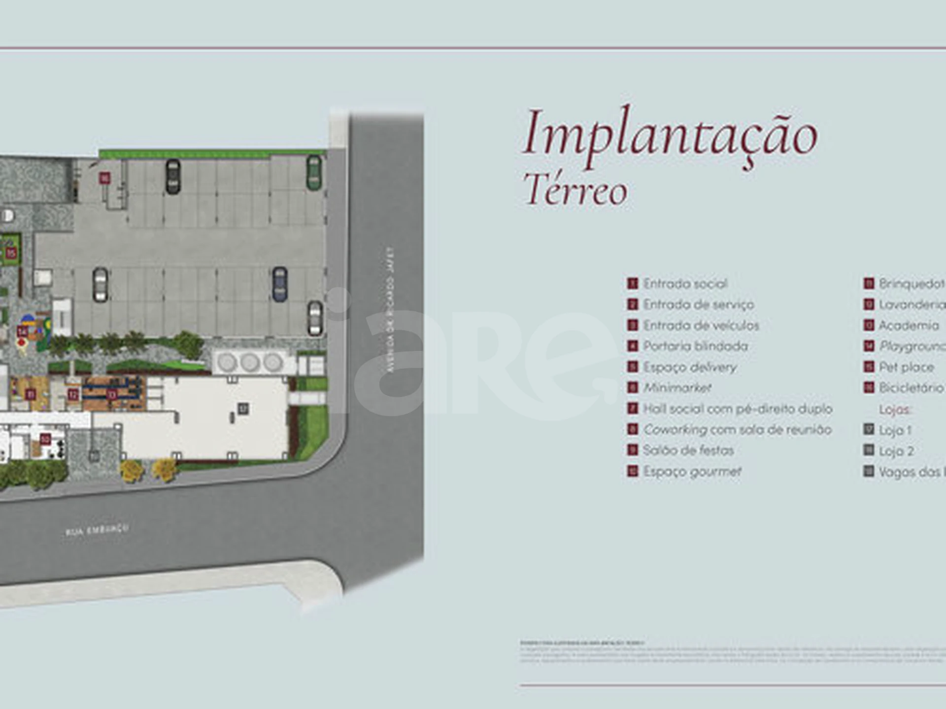 Planta — Implantação Térreo