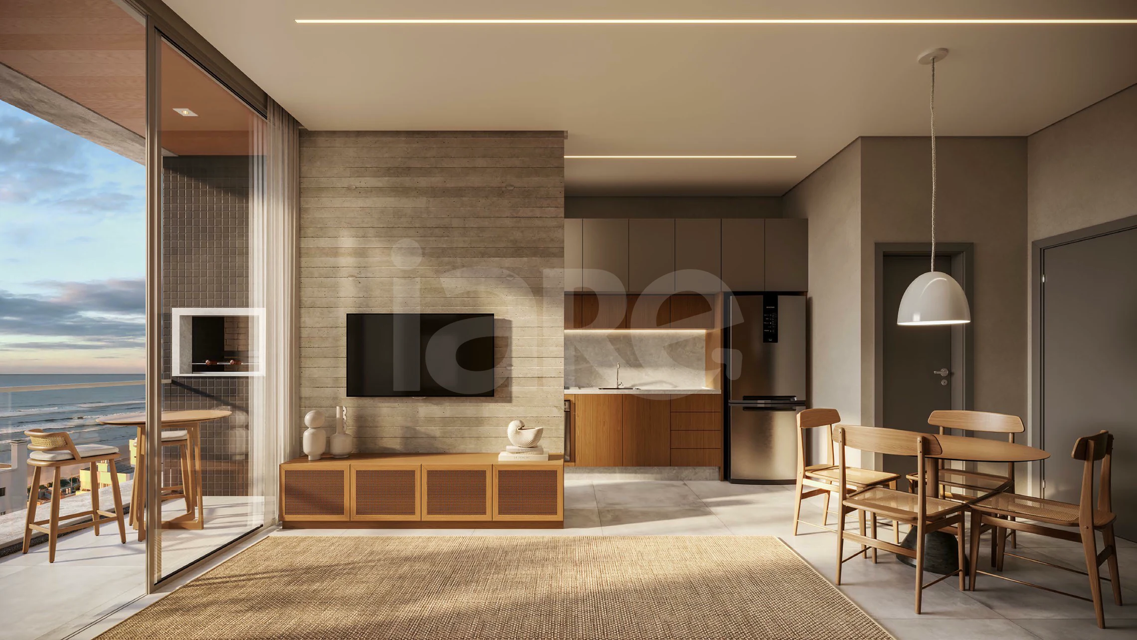 Sofia Palace - Apartamento com 56,97 m², em Zona Nova — foto 2