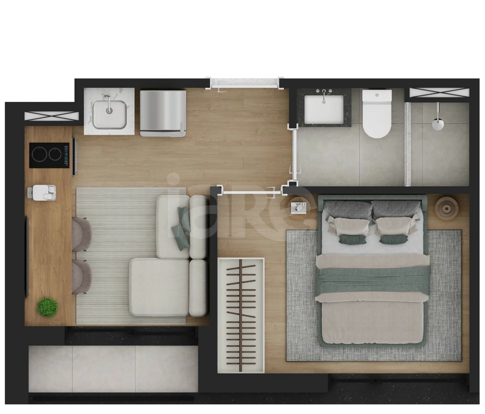 Planta — Apto com final 01- PV 2° ao 11° - Planta Original