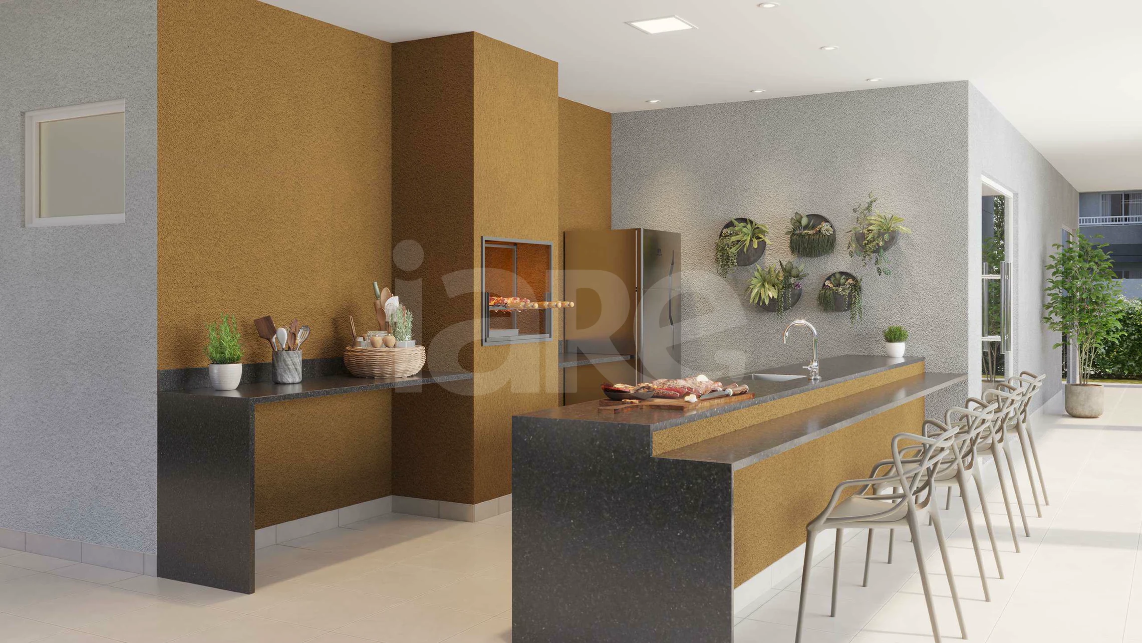 Ipê Amarelo Residencial - Apartamento com 37,18 m², em Campo Grande — foto 7