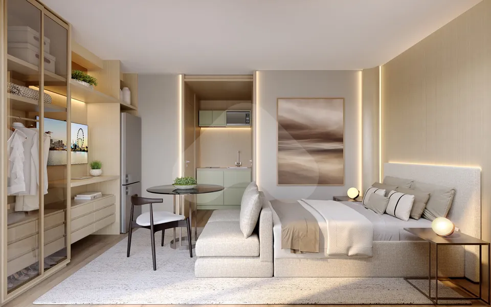 Connect Square - Apartamento com 43 m², em Centro — foto 8