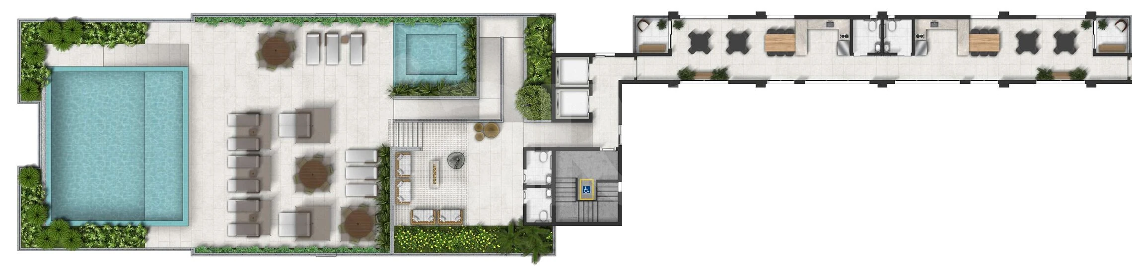 Planta — Pavimento rooftop