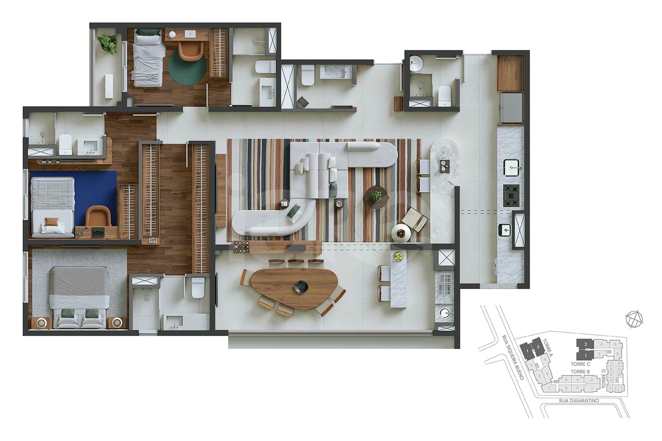 Planta — Garden 137,52 m²