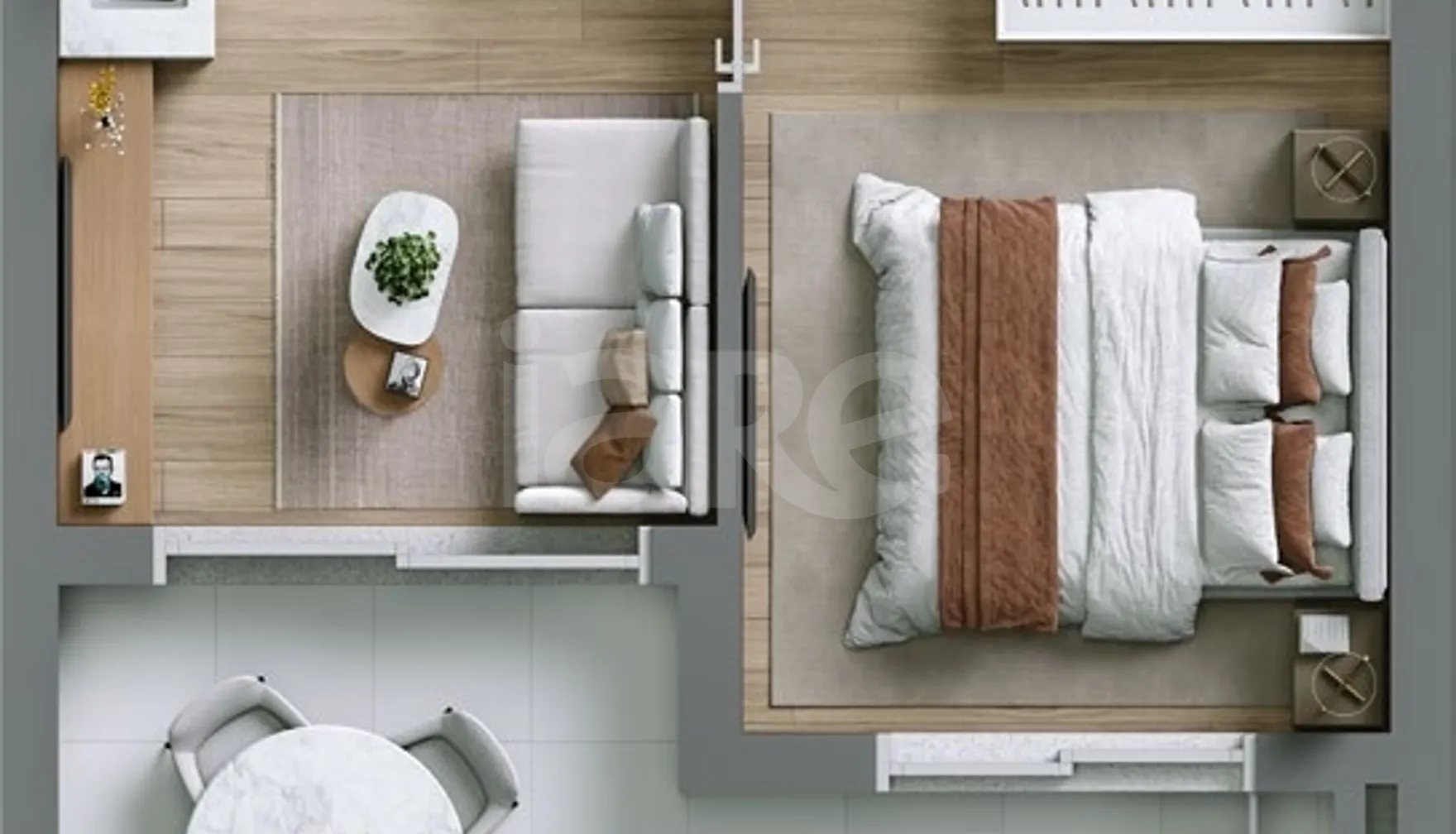 Planta — Apartamento 39,04 m²