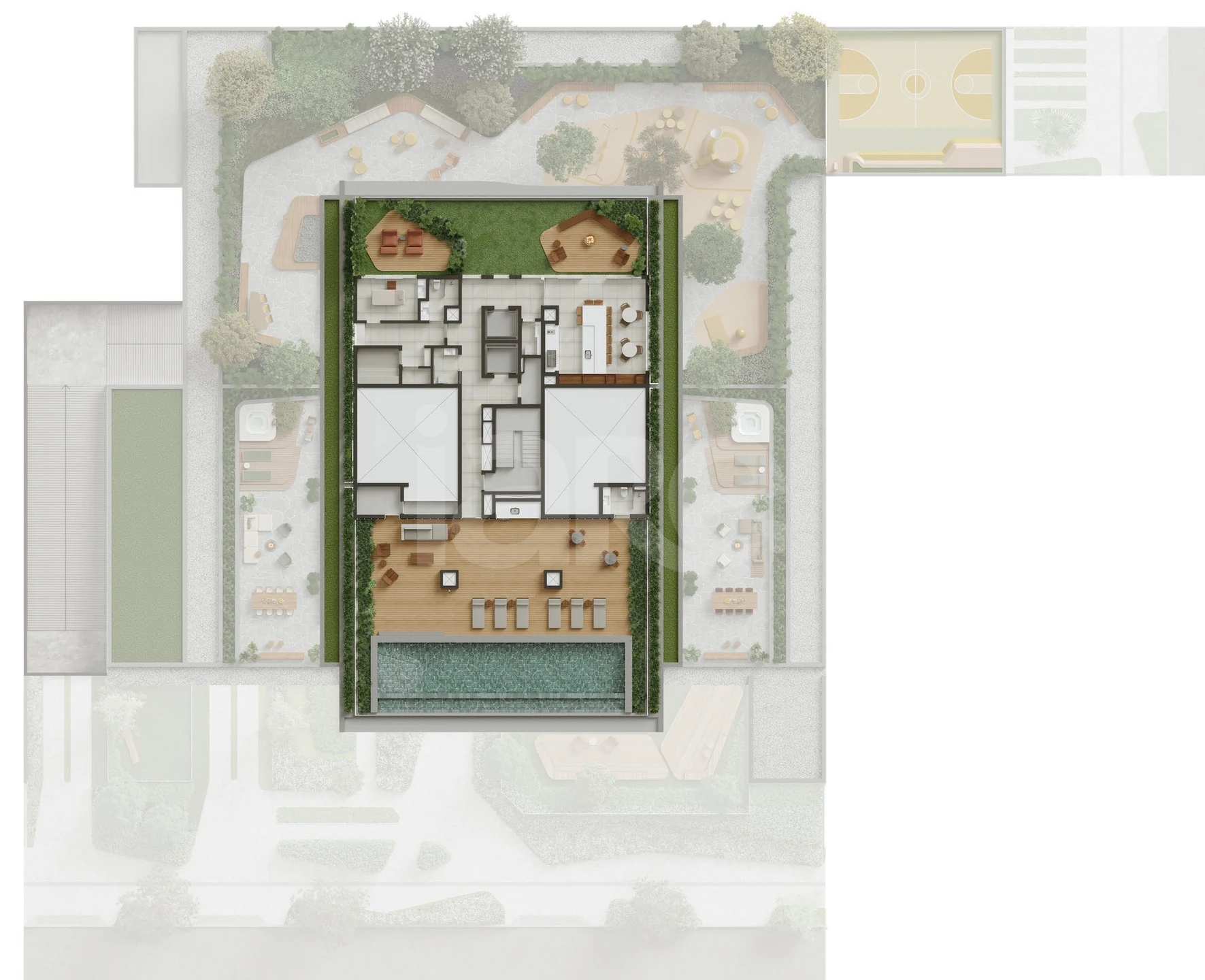 Planta — Pavimento rooftop