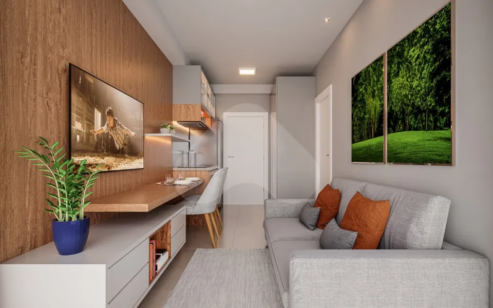 Home Resort Astorga Smart - Apartamento com 31 m², em Vila Guilhermina — foto 3