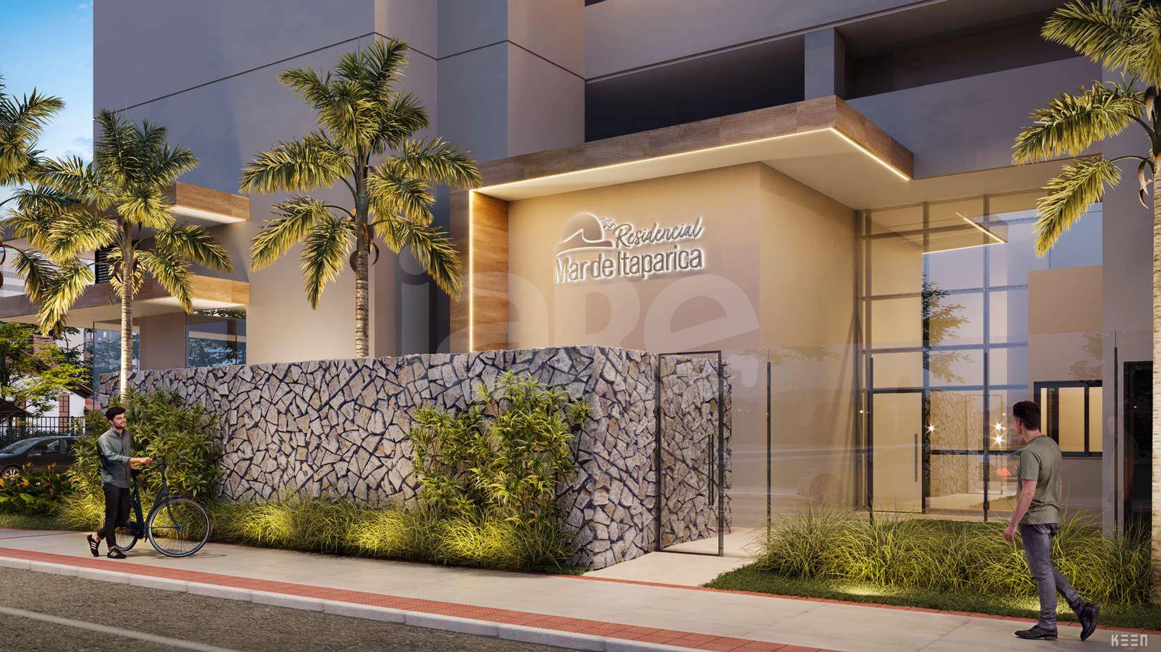 Mar de Itaparica - Apartamento com 66,82 m², em Praia de Itaparica — foto 5