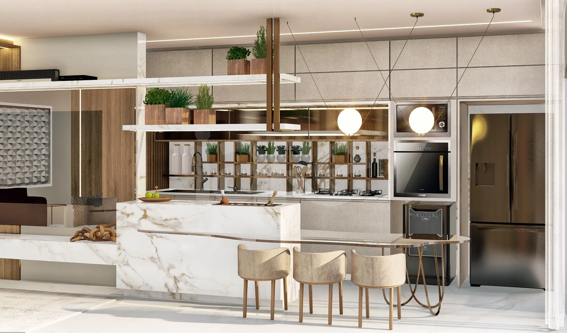 La Défense - Cobertura com 249,54 m², em Campo Comprido — foto 7