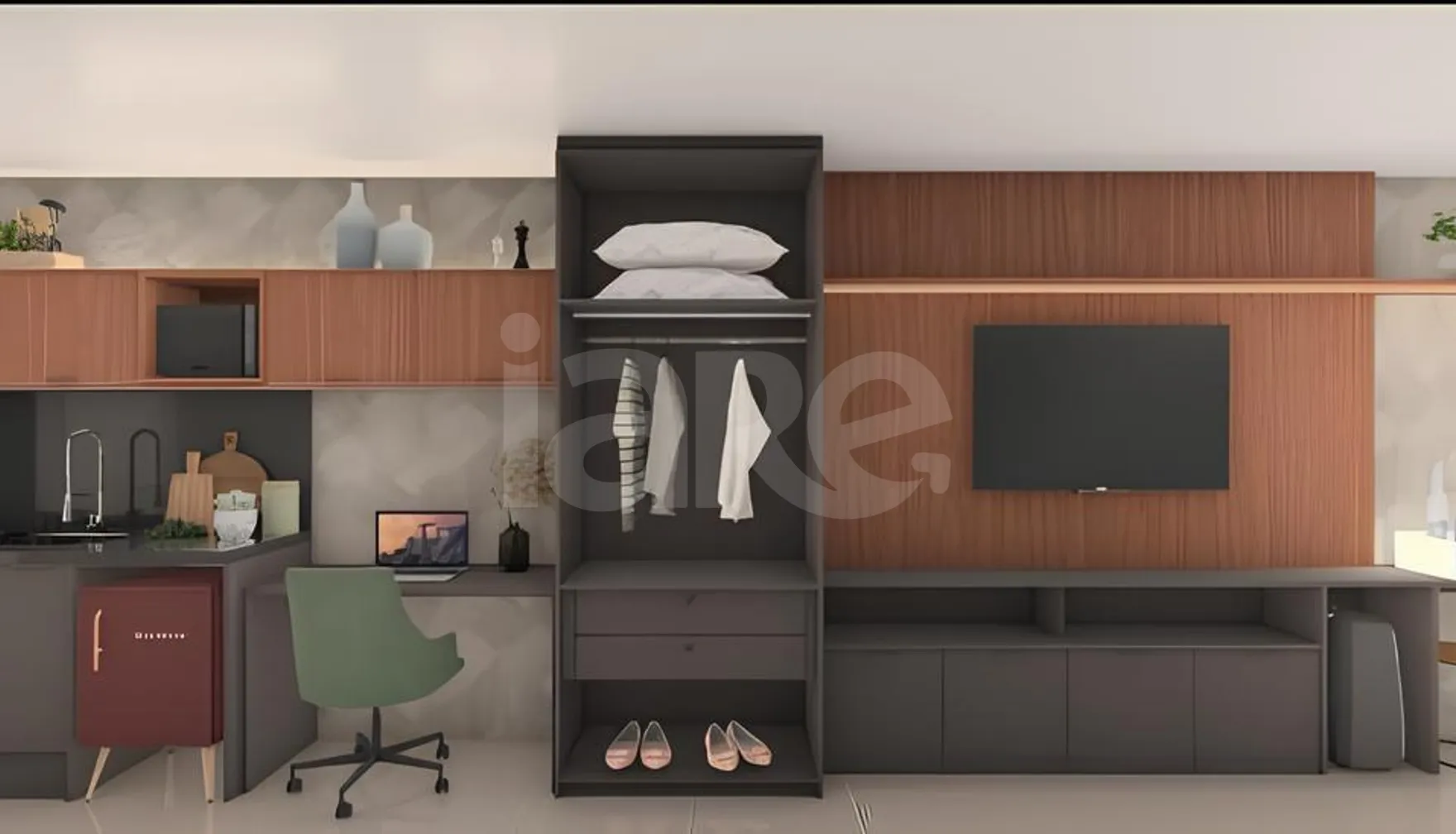 Mahal Resort Residence - Studio com 25 m², em Bessa — foto 3
