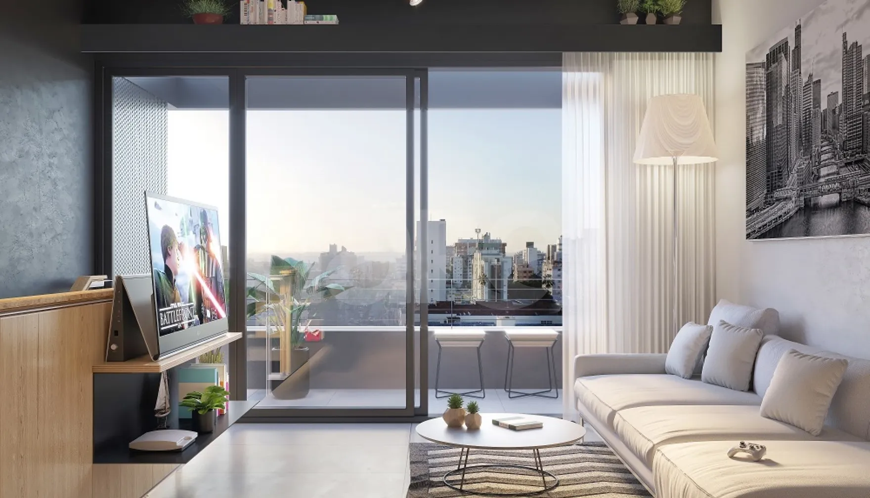 Praça4 - Studio com 35,98 m², em Menino Deus — foto 8
