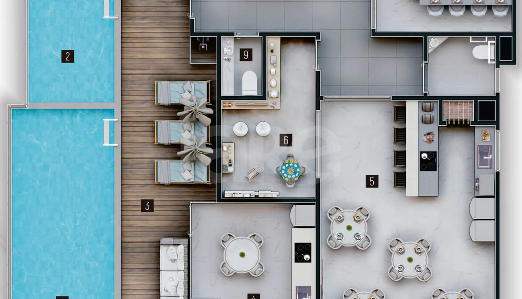Planta — Pavimento rooftop
