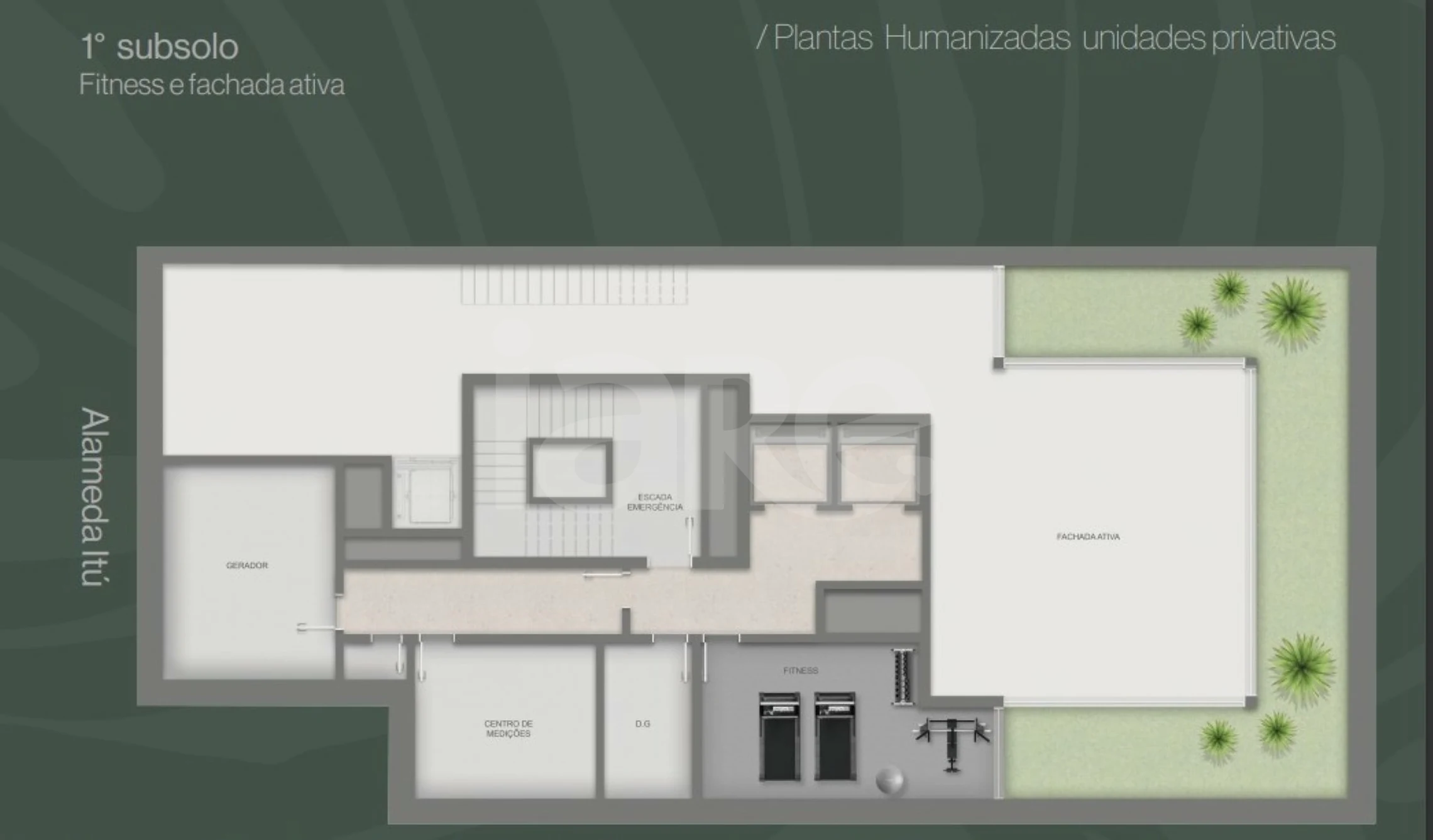 Planta — Pavimento subsolo