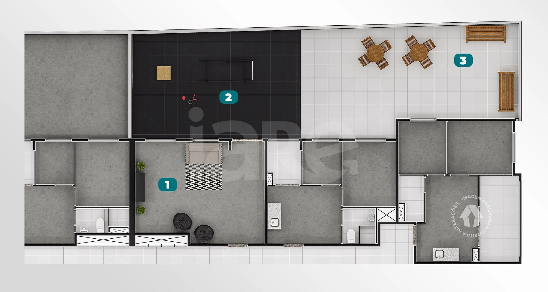 Planta — Pavimento 1