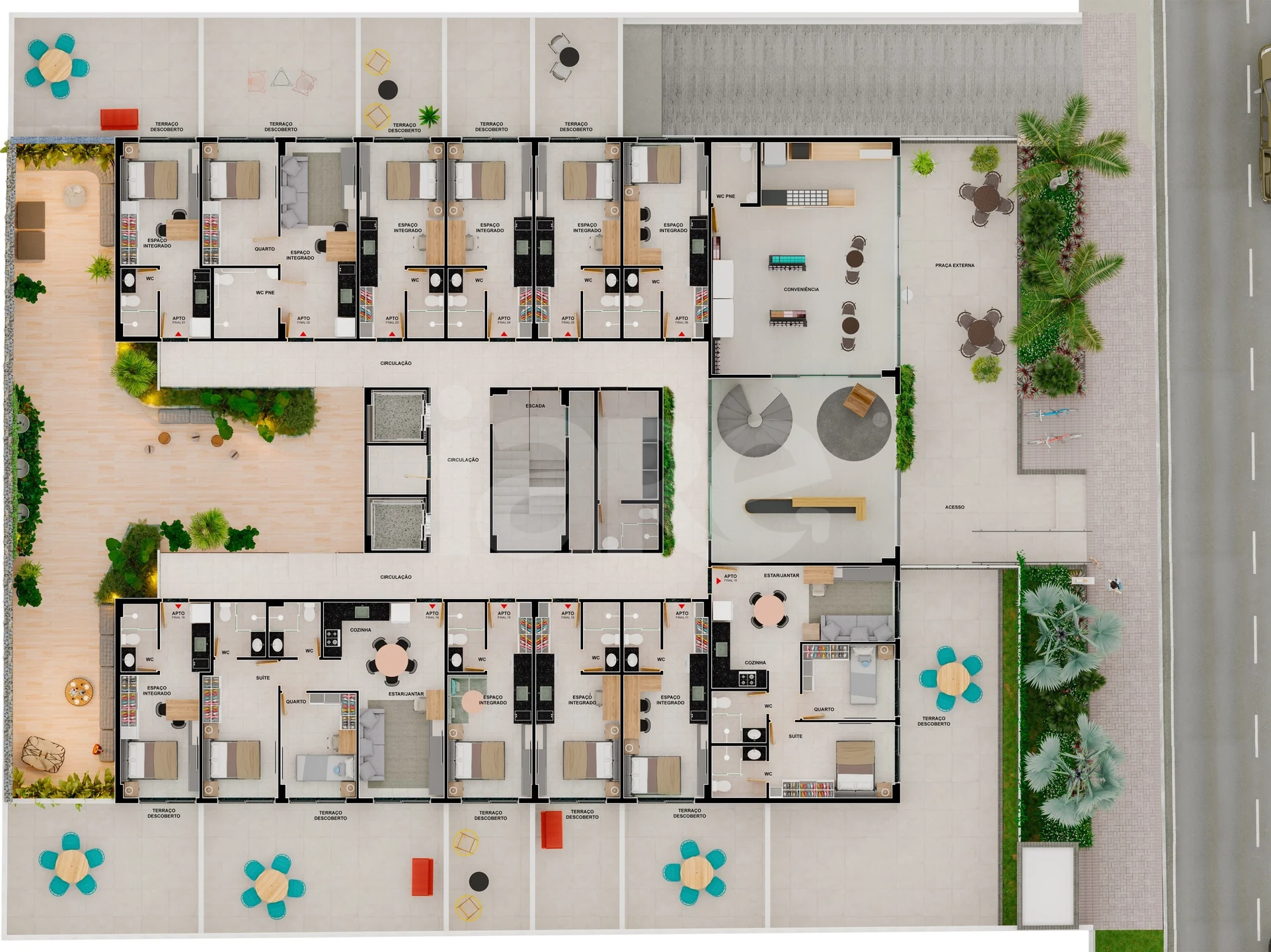 Planta — Pavimento térreo
