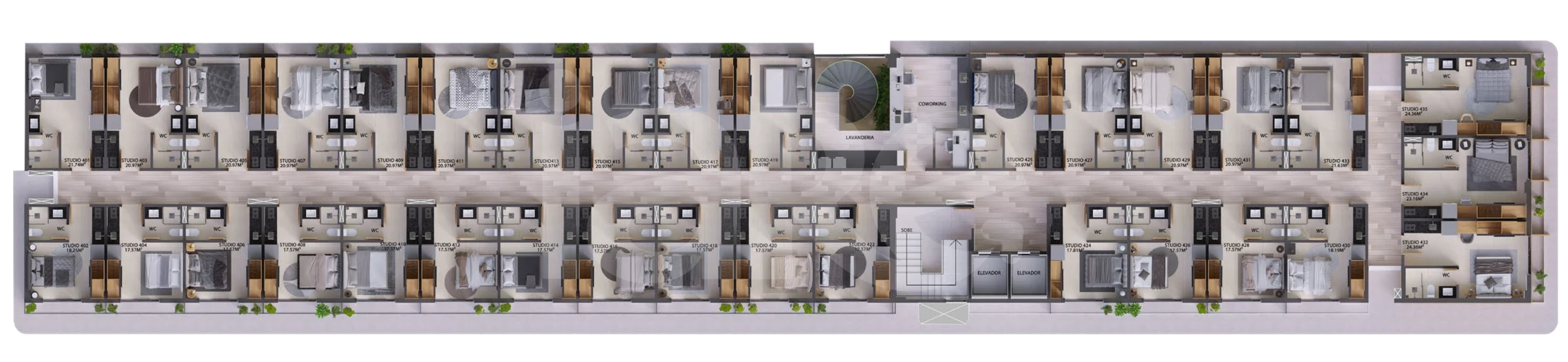 Planta — Pavimento 4