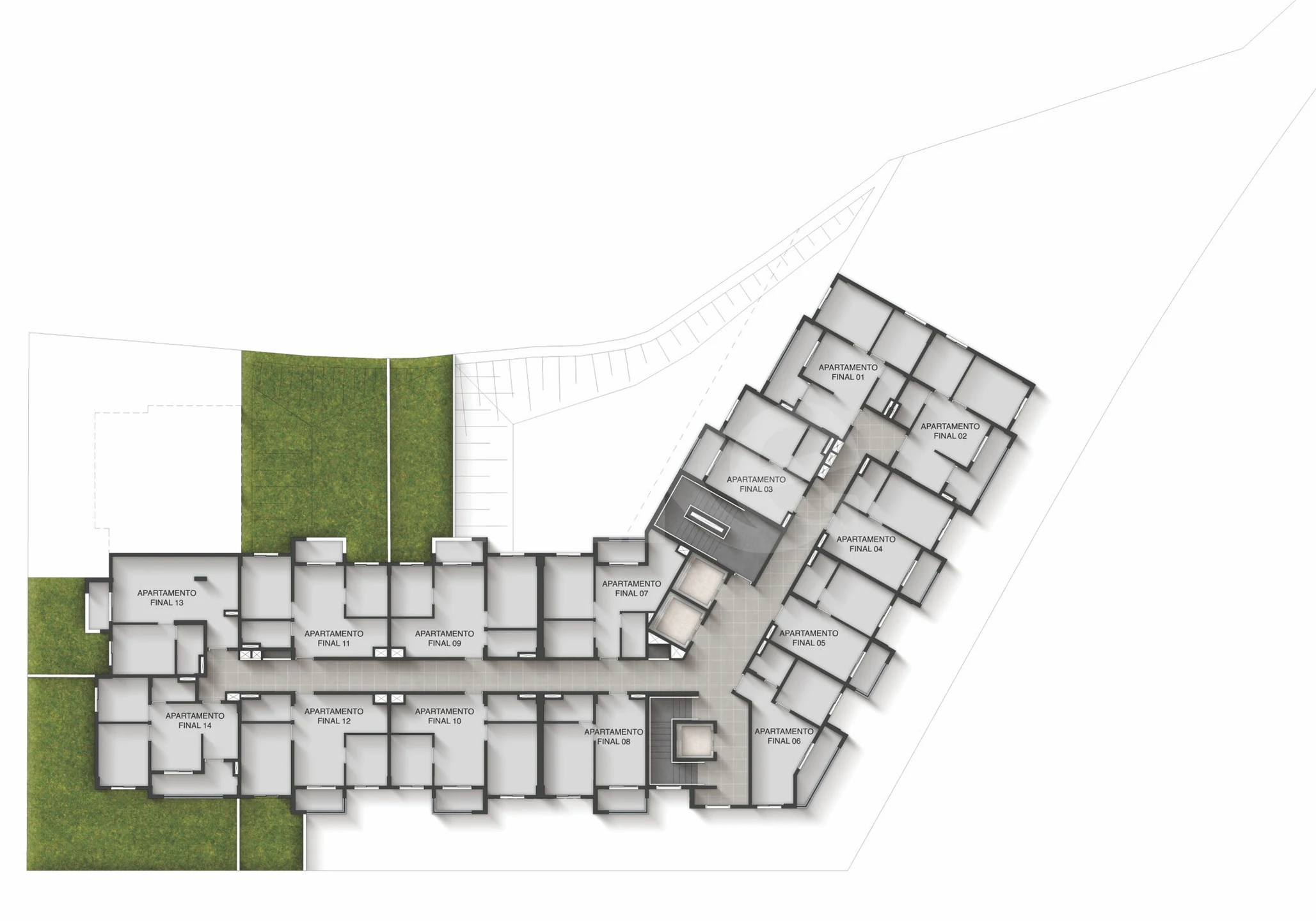 Planta — Pavimento subsolo 01