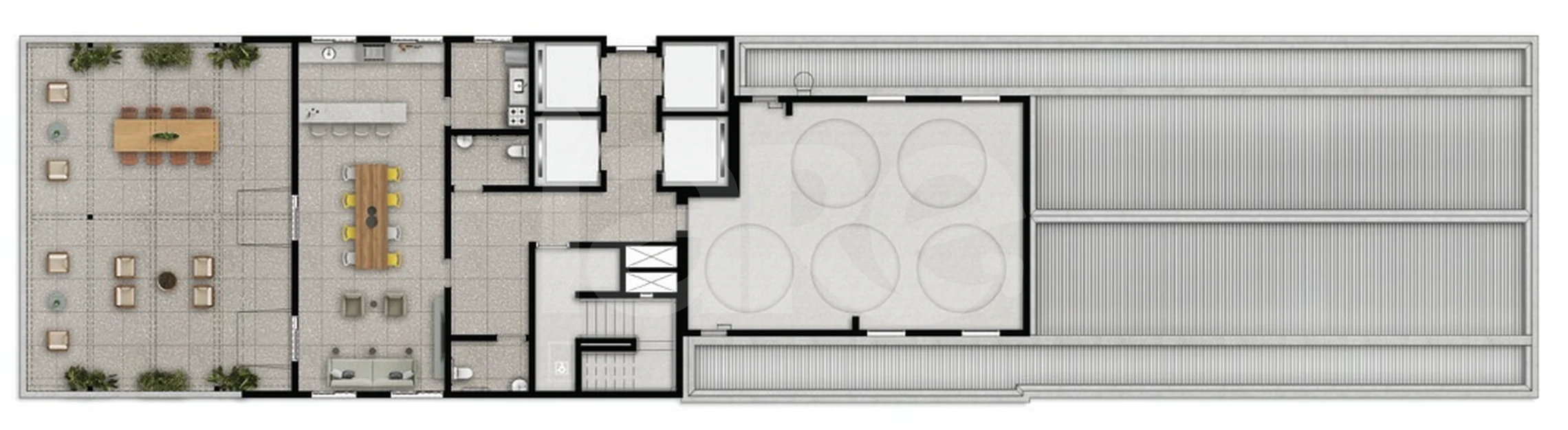 Planta — Pavimento 22