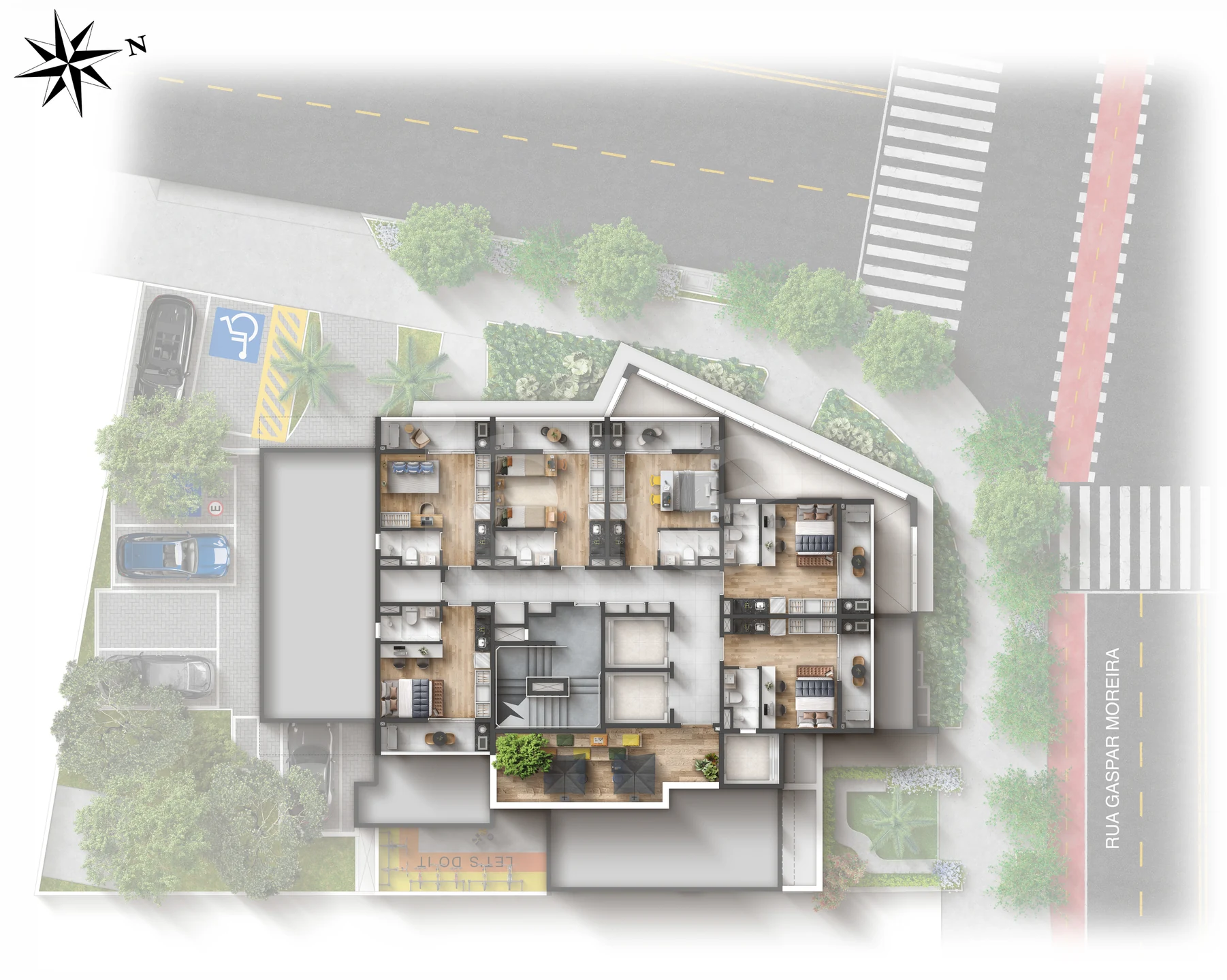 Planta — Implantação 5º pavimento