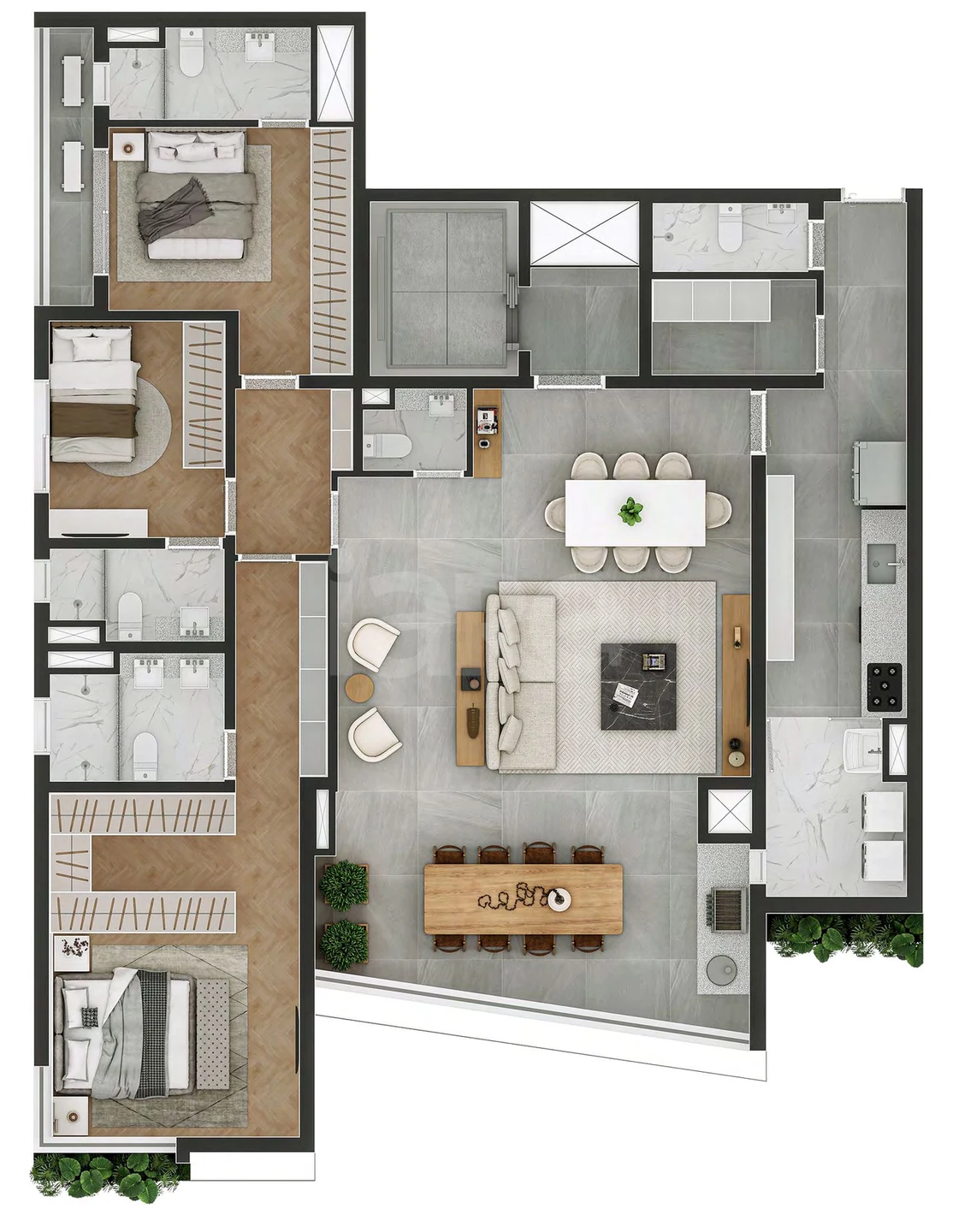 Planta — Garden 184,24 m²