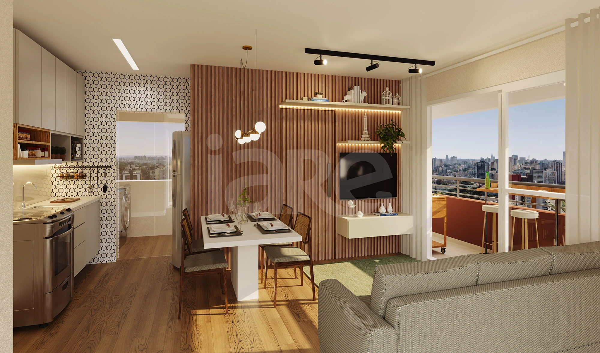 Seletto Santa Catarina - Apartamento com 33,31 m², em Vila Mascote — foto 2