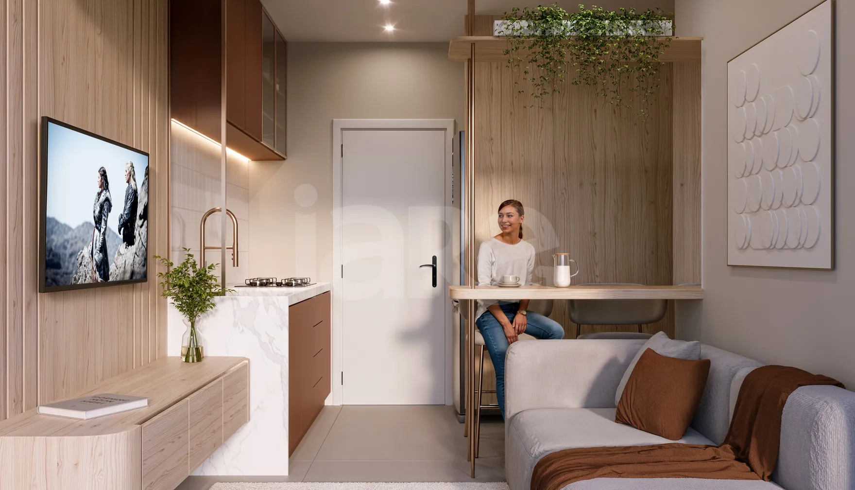 Yatt Essence - Studio com 24,09 m², em Intermares — foto 3
