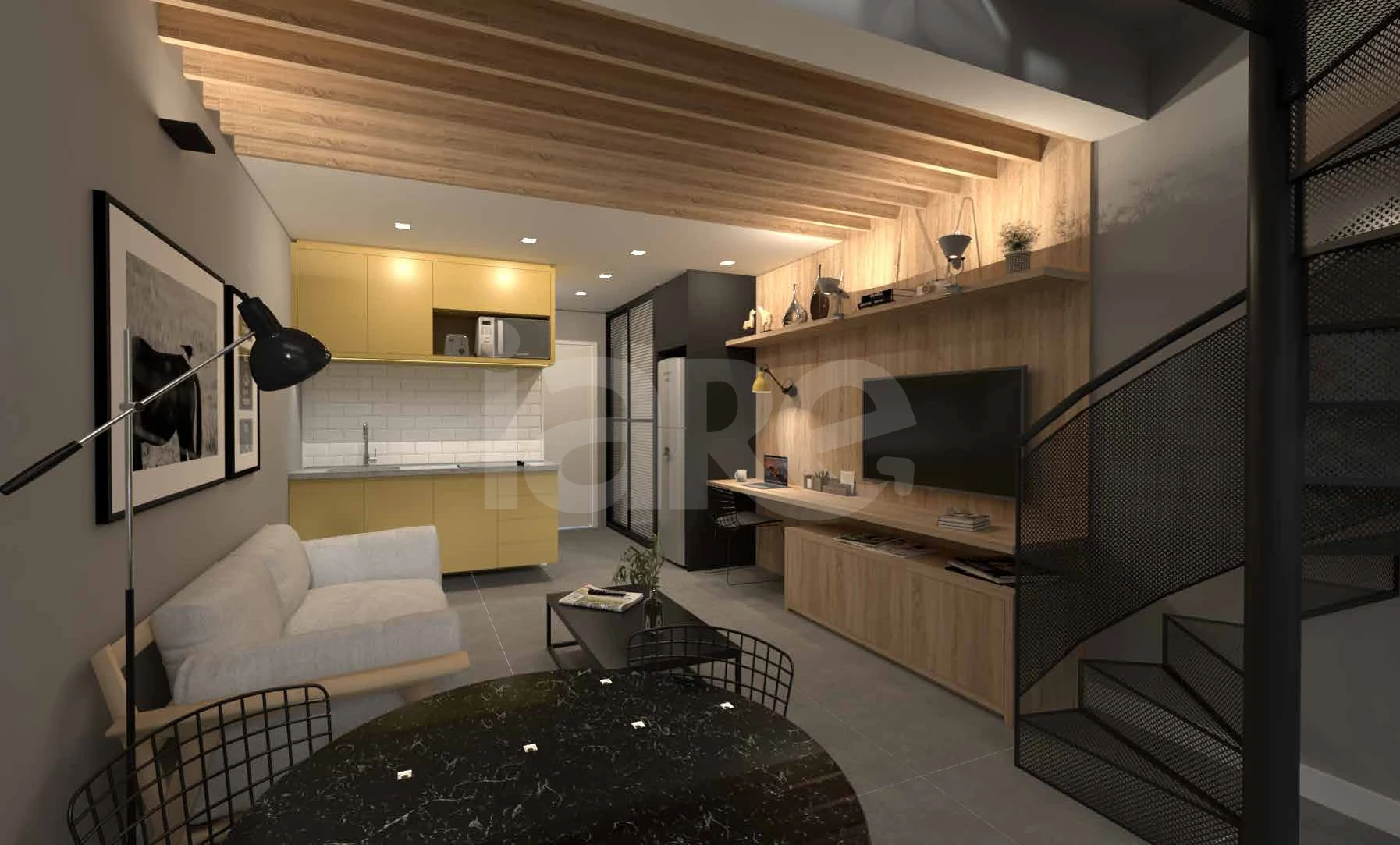 Gloria del'art Coliving - Studio com 52,47 m², em Glória — foto 8