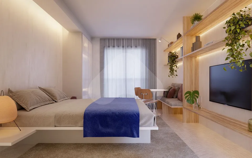 Jardim - Studio com 24 m², em Vila Buarque — foto 2