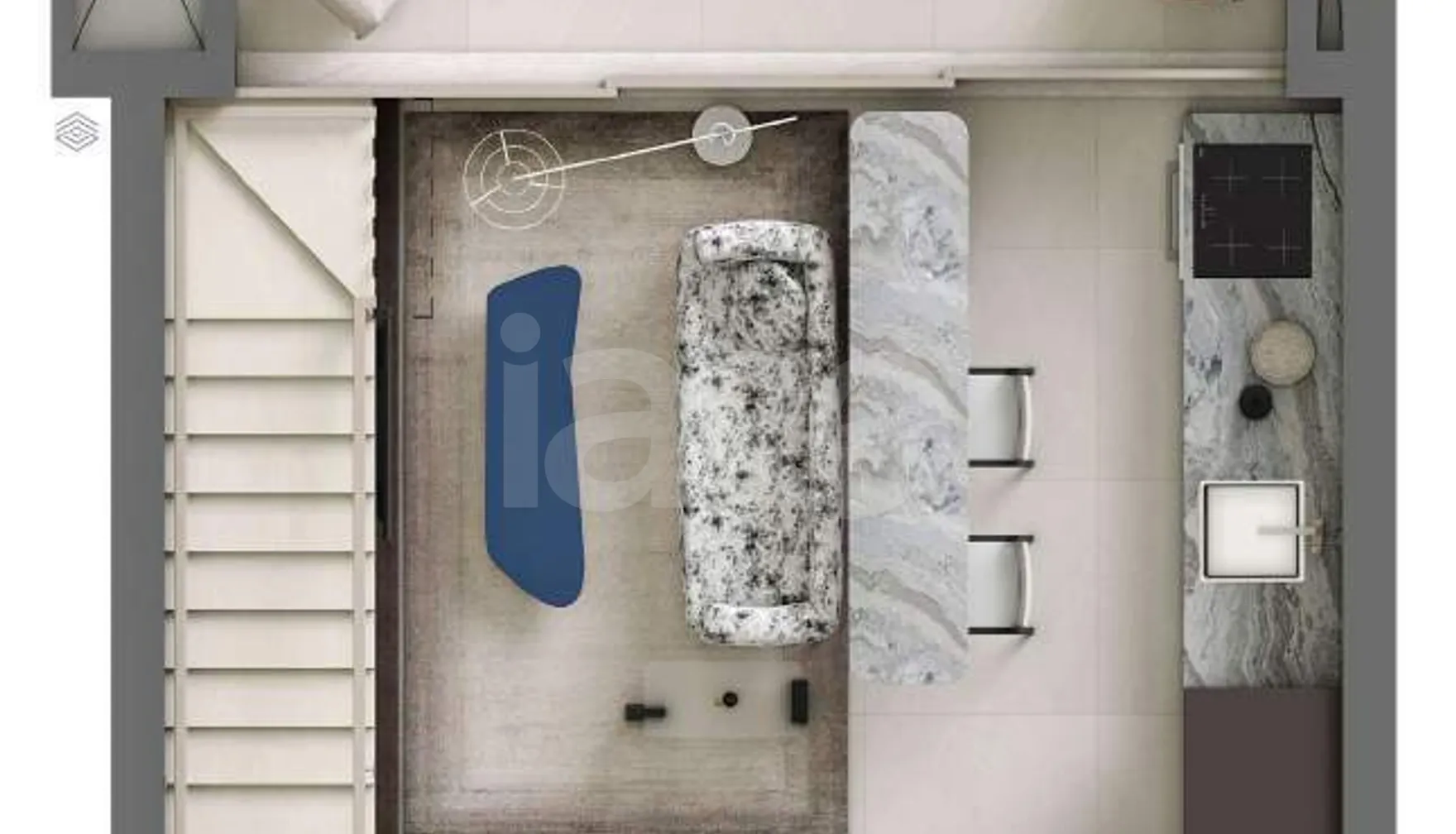 Planta — Cobertura Duplex 65 m²