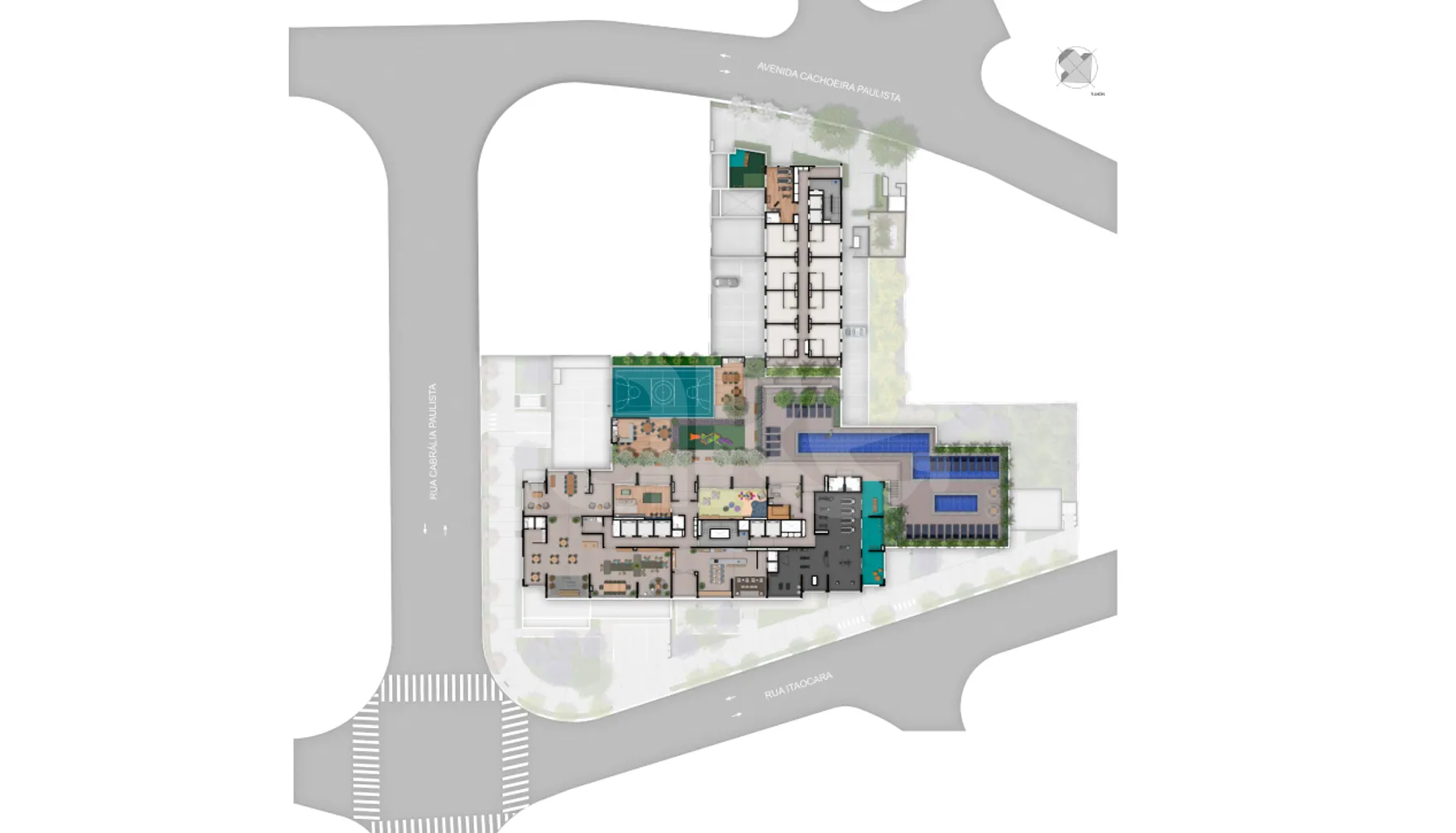 Planta — Pavimento lazer