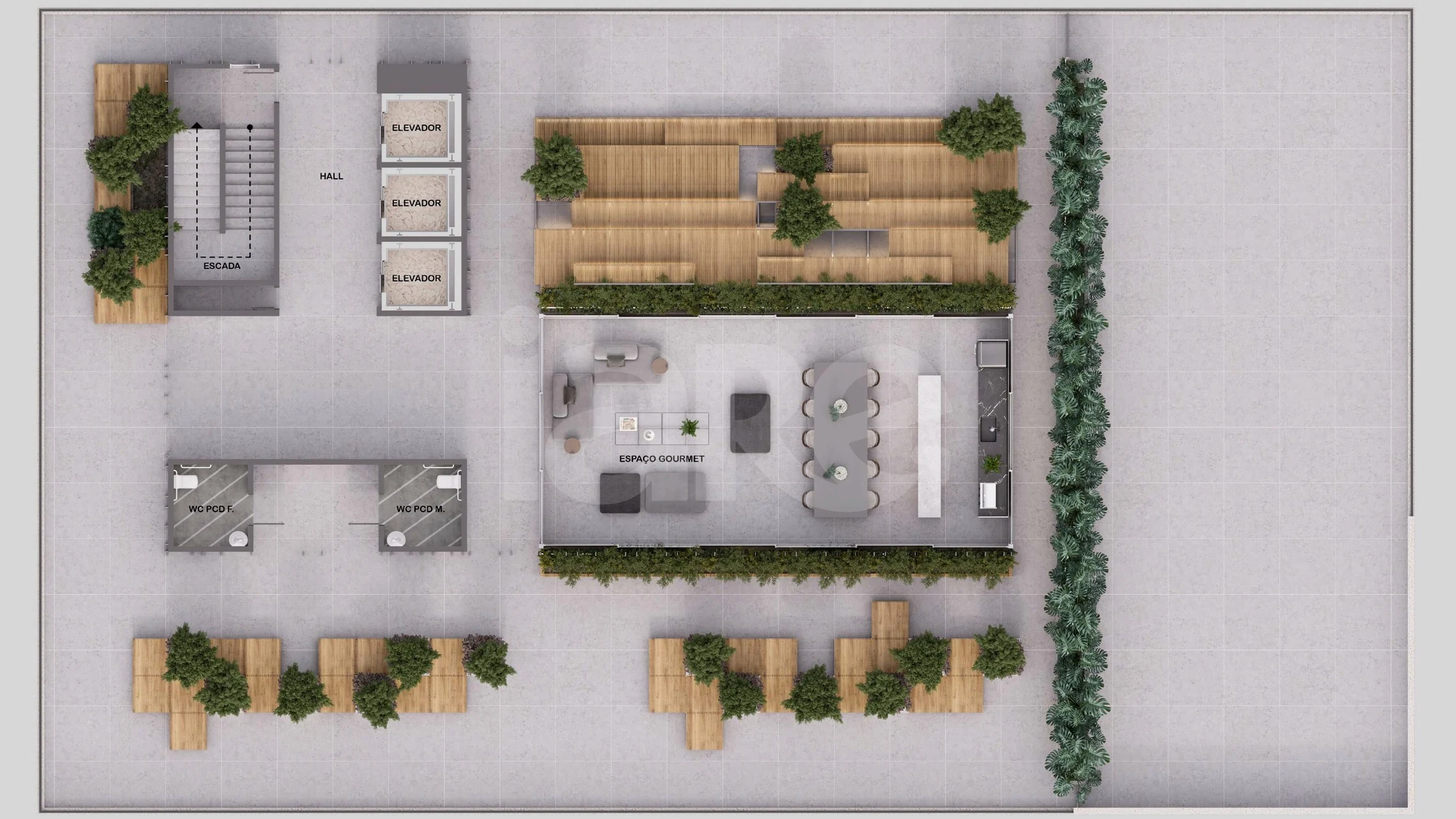 Planta — Pavimento rooftop