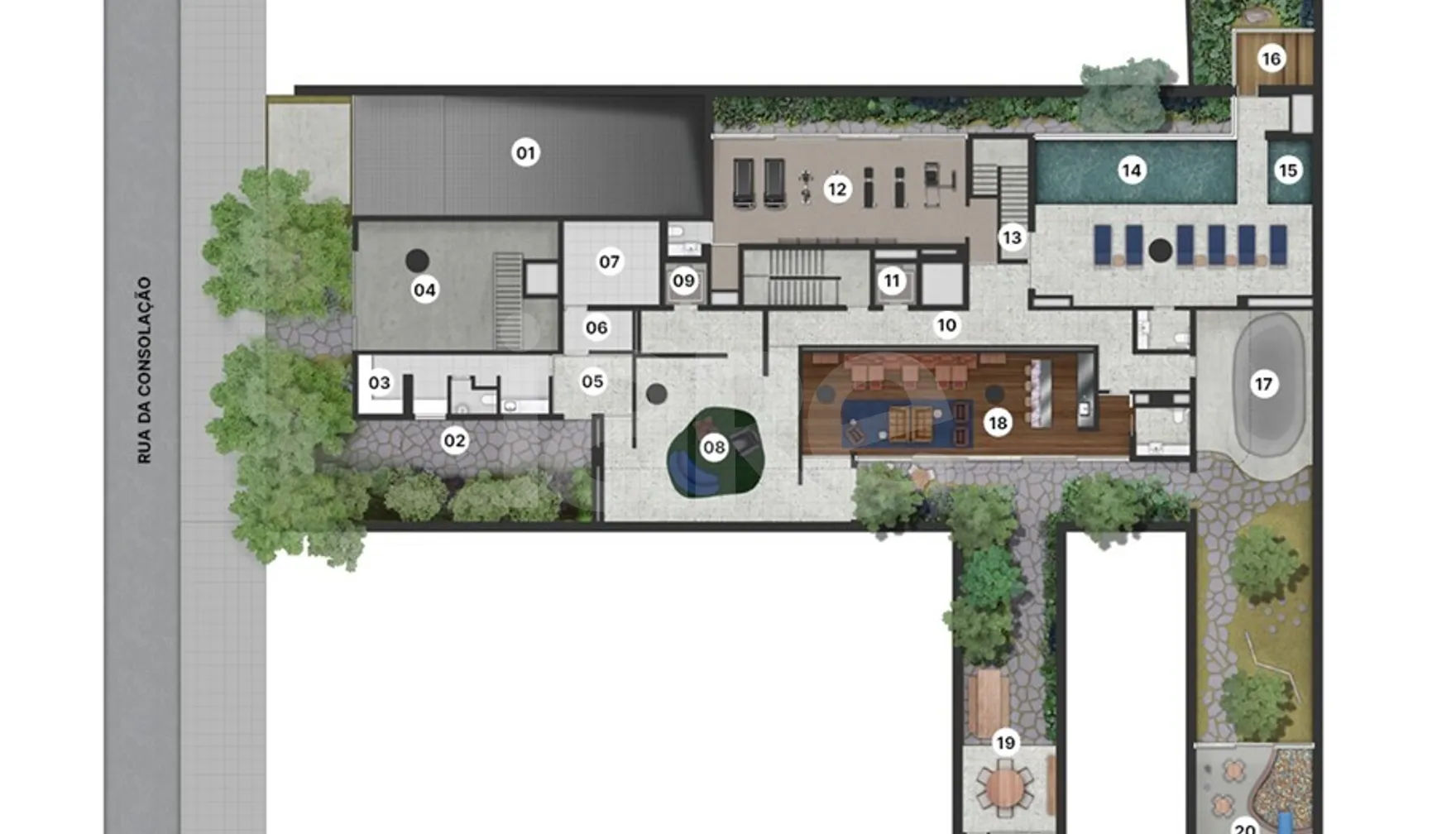 Planta — Pavimento térreo
