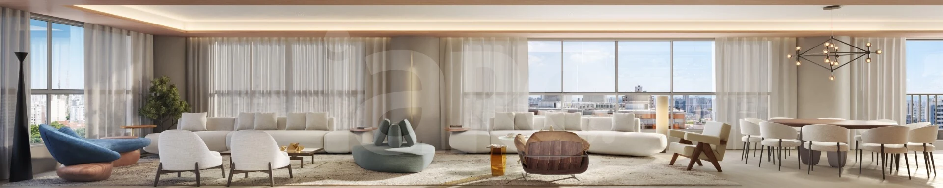 City Park Palace - Apartamento com 348,23 m², em Setor Bueno — foto 2