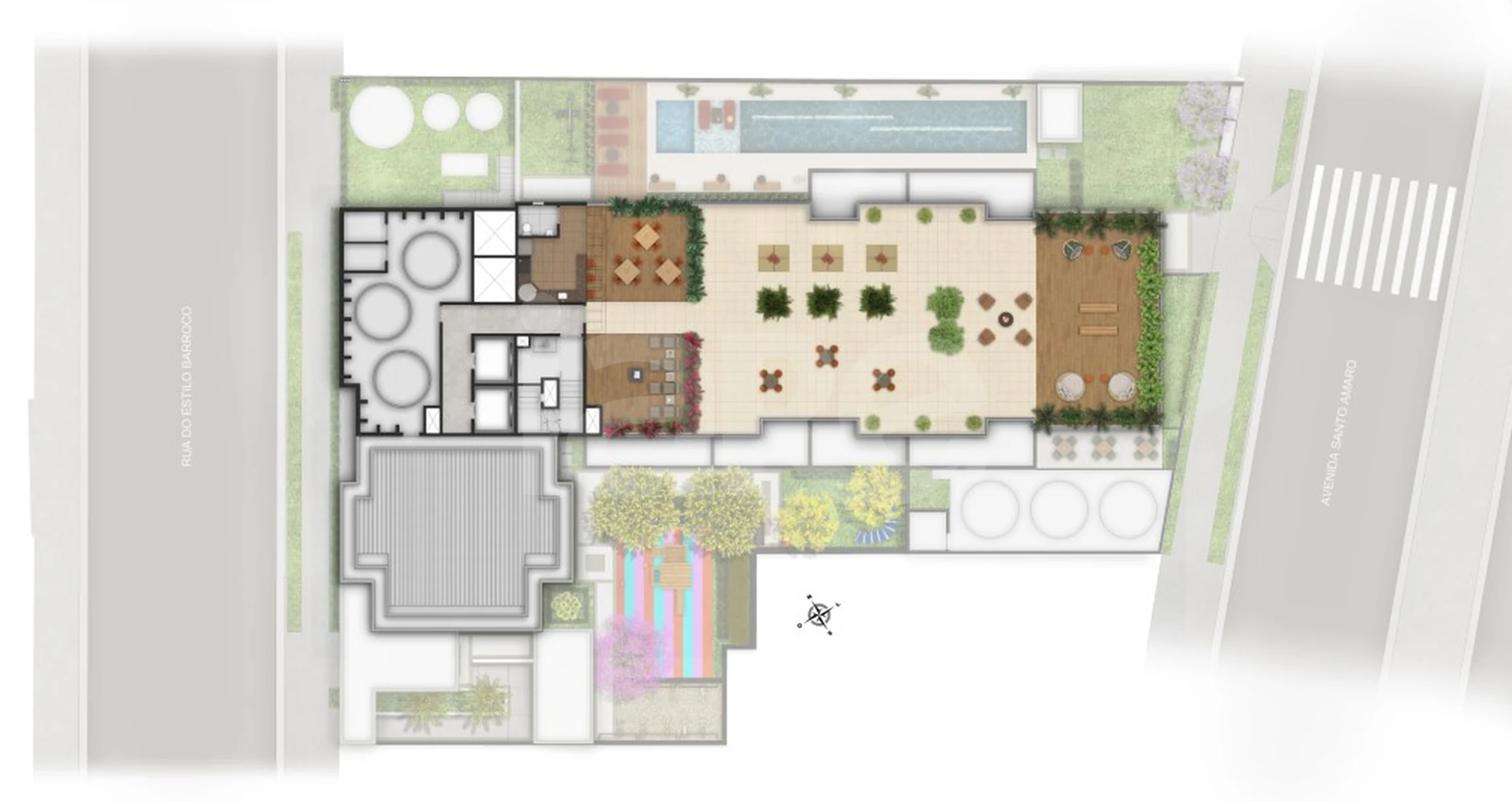 Planta — Pavimento lazer