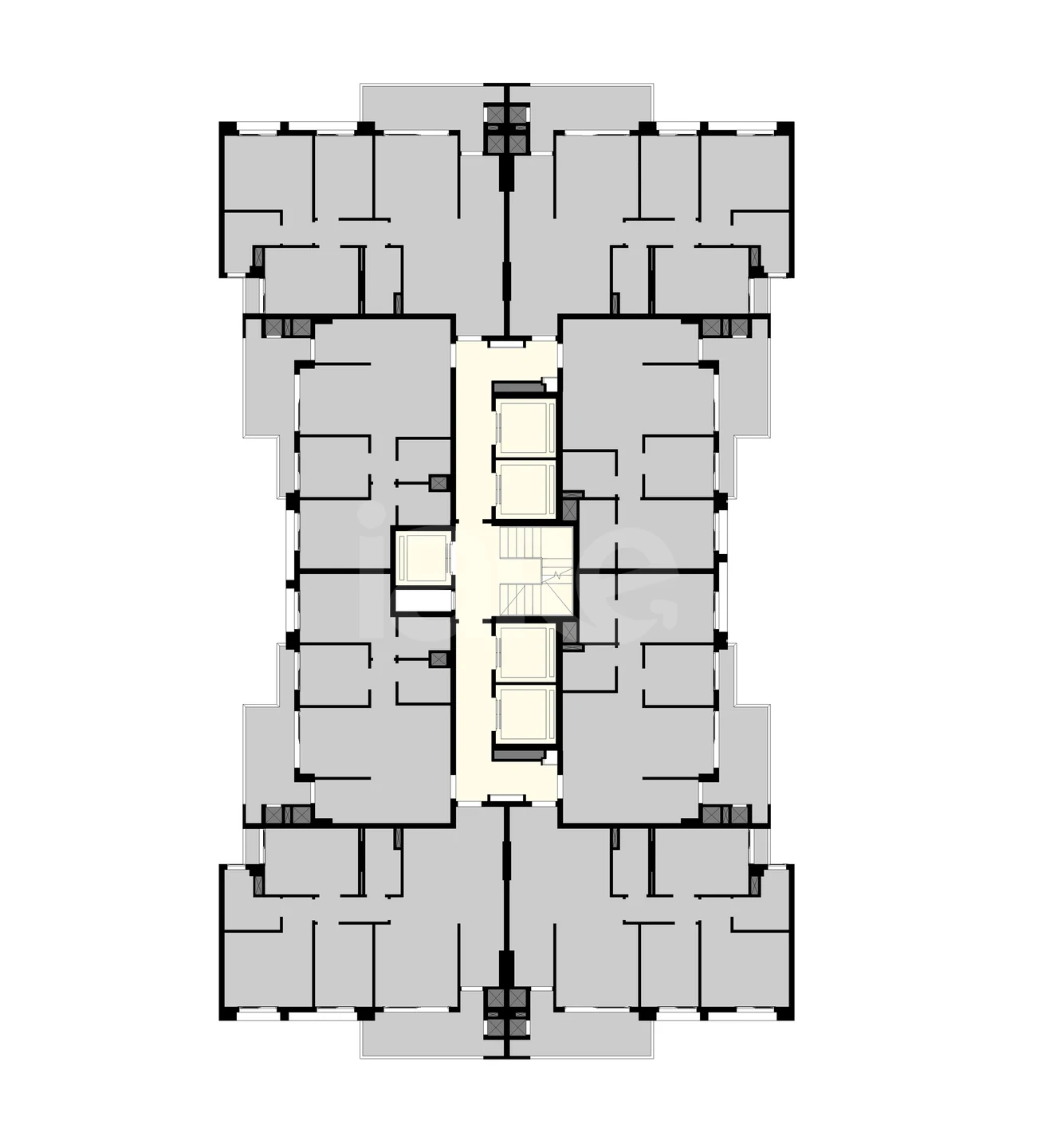 Planta — Pavimento 8