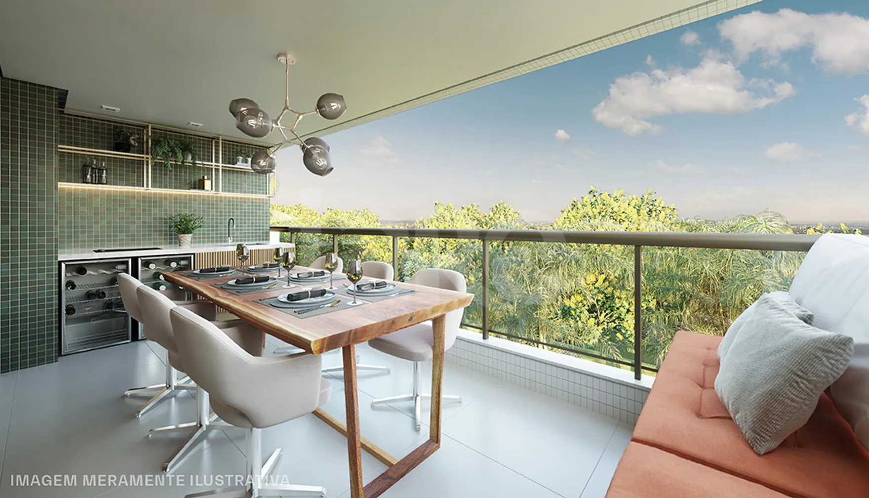 Terrazza Apipucos - Apartamento com 139,32 m², em Monteiro — foto 11