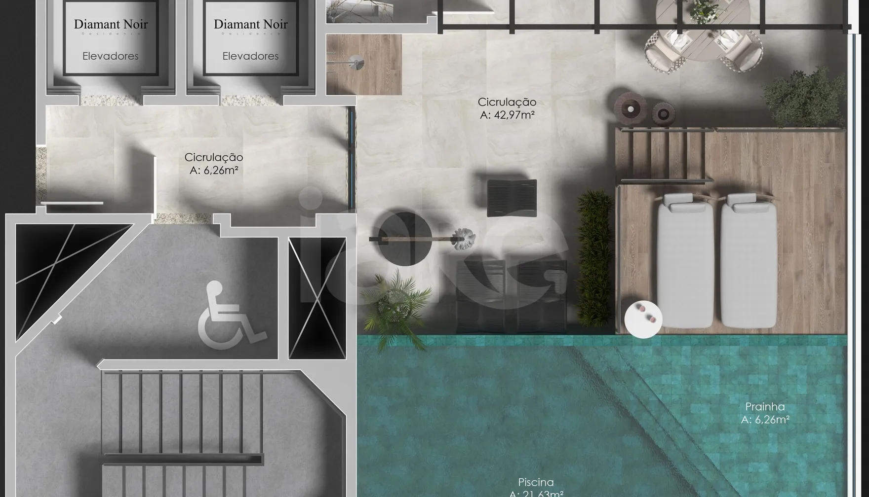 Planta — Pavimento rooftop