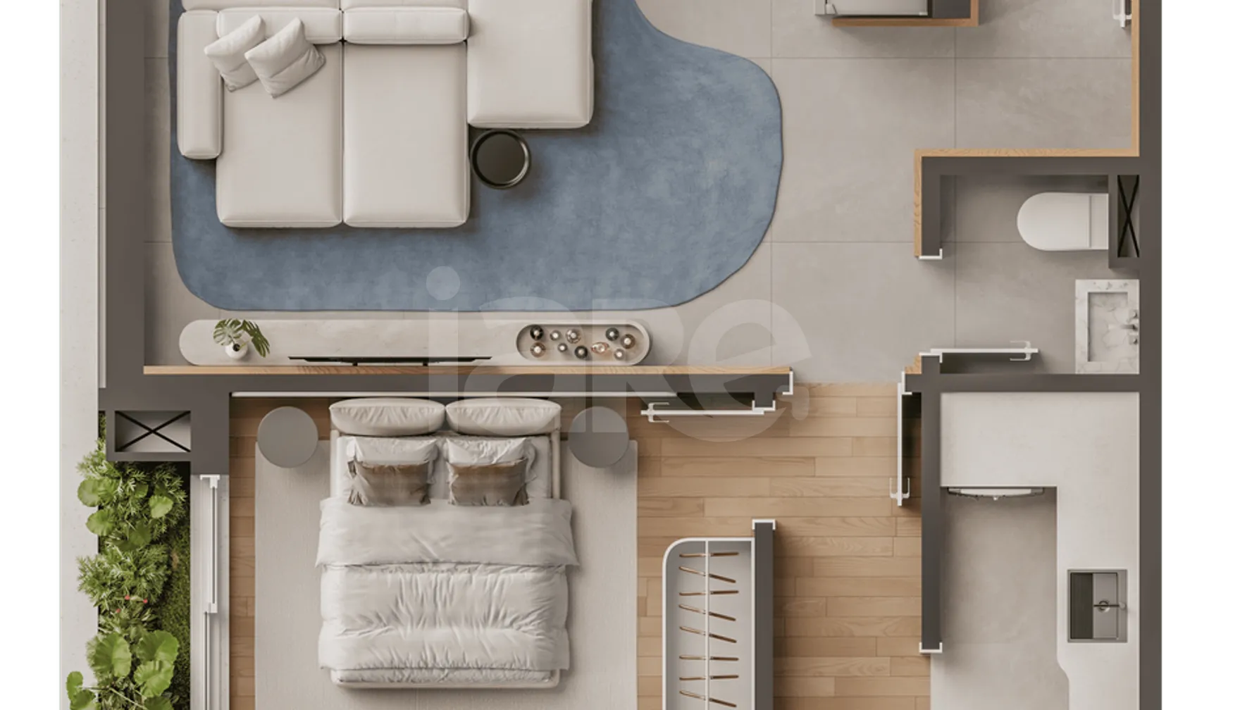 Planta — Apartamento 93,5 m²