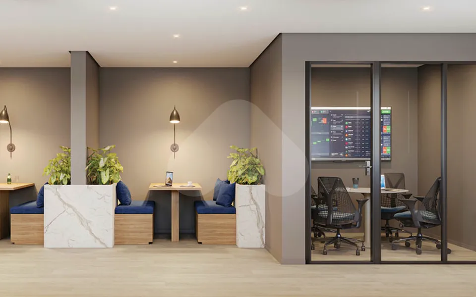 Blue Marine Home Resort - Studio com 26,56 m², em Vila Monte Alegre — foto 19