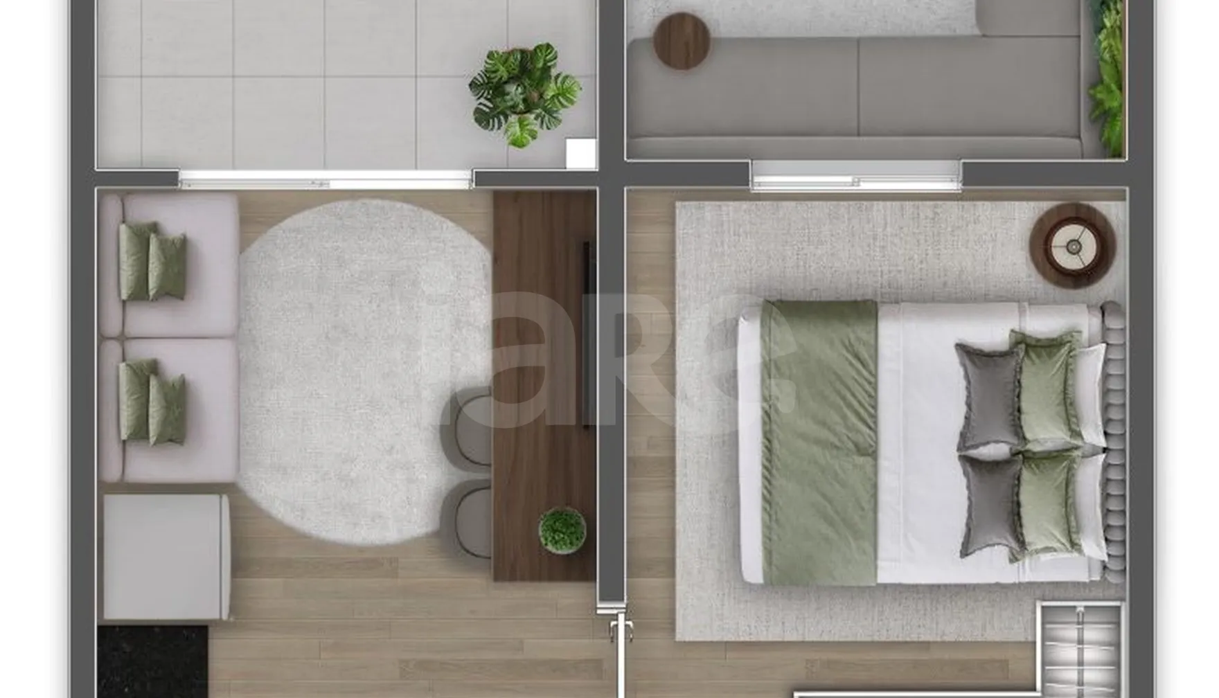 Planta — Garden 36 m²