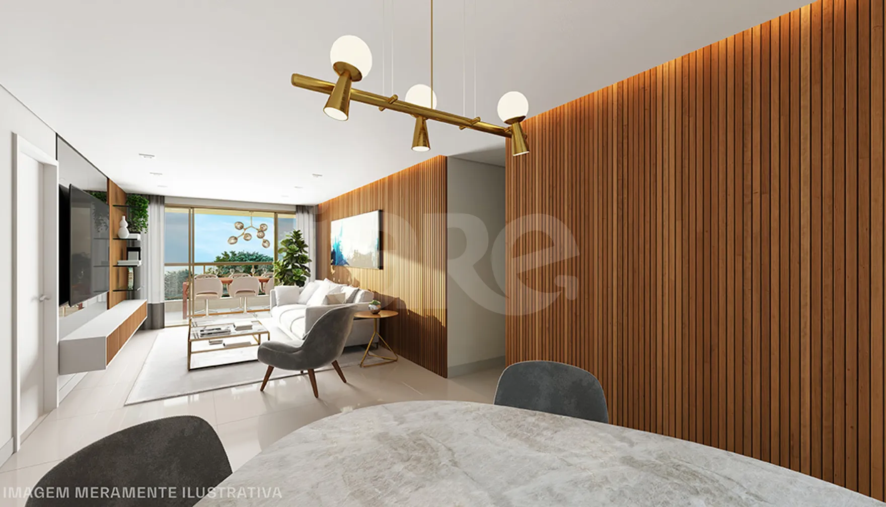 Terrazza Apipucos - Apartamento com 139,32 m², em Monteiro — foto 2
